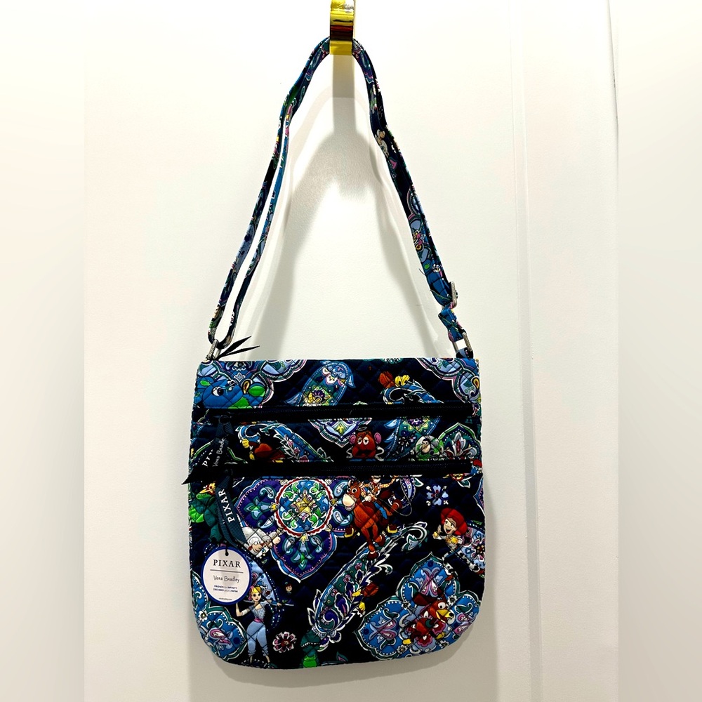 Vera Bradley Disney Toy Story Limited Edition Triple Zip Hipster Crossbo…